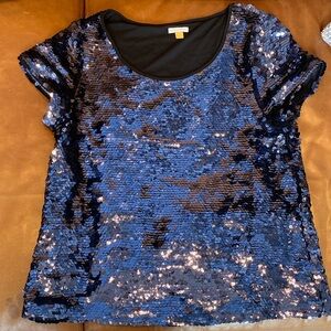 Anthropologie sequin shirt